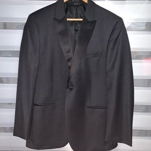 IKE BEHAR Peak Lapel Gray Tux Jacket# New Style